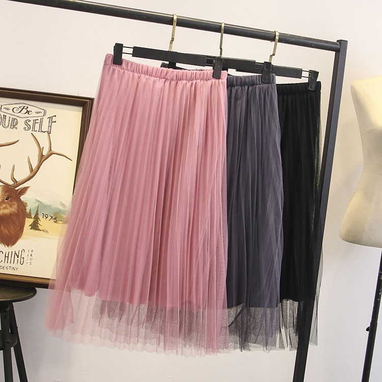 CV03568 - Chân váy ren xòe nữ hè cho người mập hàng nhập