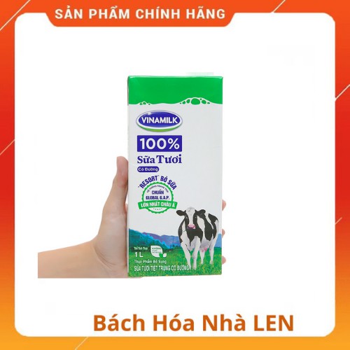 Sữa tươi Vinamlik 1 lít (có đường, không đường, ít đường)