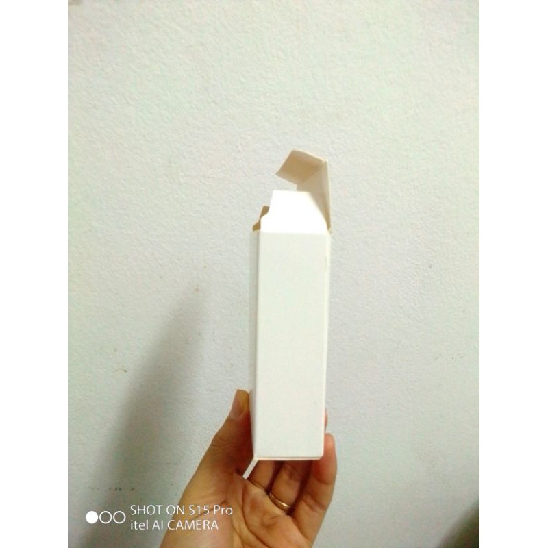 Bộ 5 Hộp giấy carton trắng đựng tai nghe, phụ kiện nhỏ 8x8x3cm