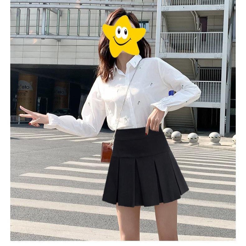 2021 new girls pleated skirt Korean fashion trend net red high waist slim a-line puff short | BigBuy360 - bigbuy360.vn