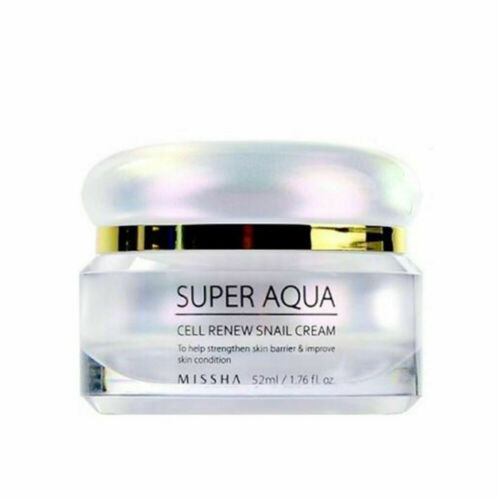 (Hàng Mới Về) Kem Dưỡng Da Chiết Xuất Ốc Sên Missha 52ml / [Missha] Super Aqua Cell Renew Snail Cream 52ml