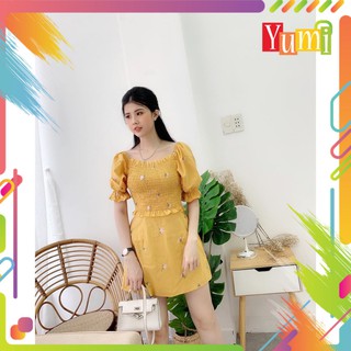 Jumpsuit Nữ suông tay ngắn thời trang mới j49