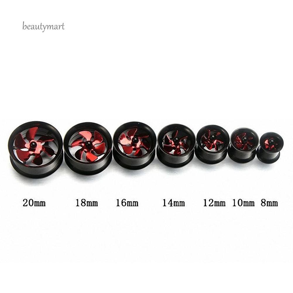 Khuyên nong tai 8-22mm tạo hình cánh quạt độc đáo