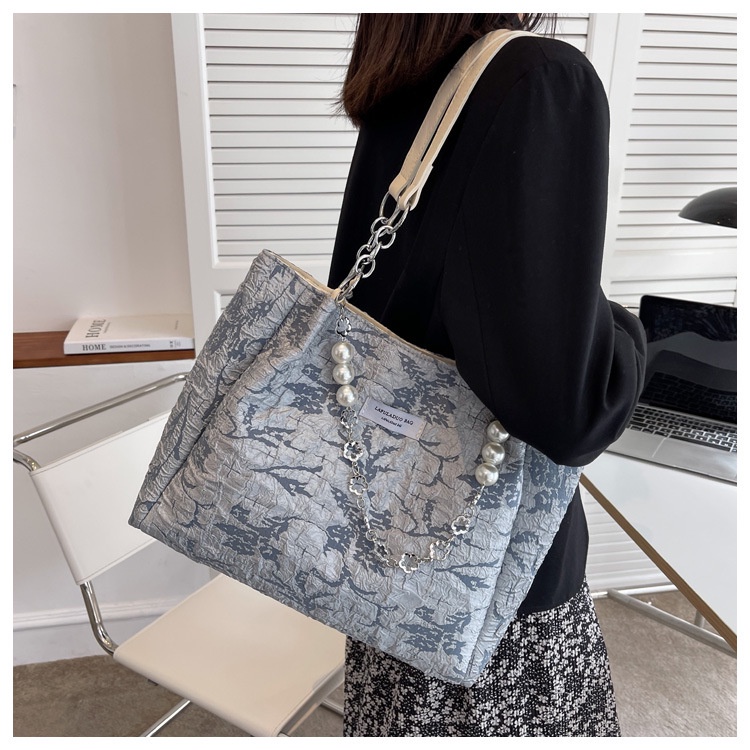 Túi tote công sở vải dập nổi