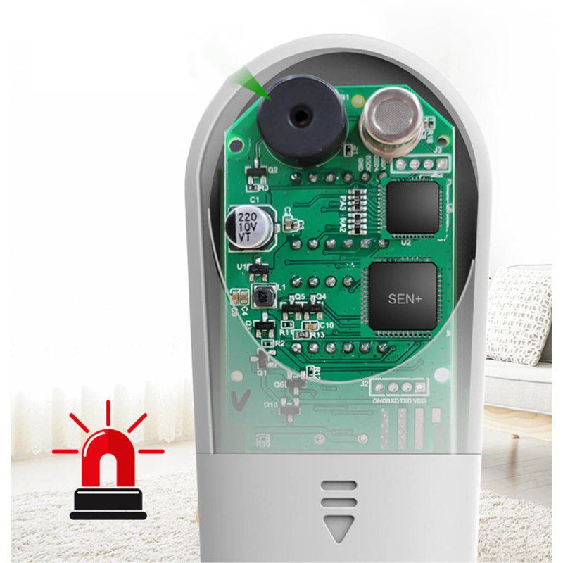 Máy Đo Nồng Độ Formaldehyde Kỹ Thuật Số HCHO TVOC Với Đèn LED Dùng Trong Nhà