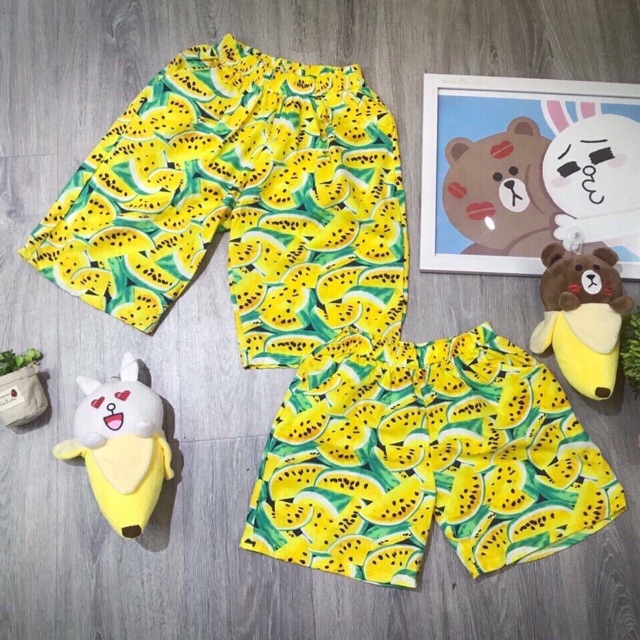 Quần đi biển trái cây ( quần nhóm/ quần đôi) | BigBuy360 - bigbuy360.vn