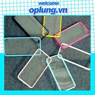 Ốp lưng iPhone trong suốt viền màu ip 6 6plus 6s 6s plus 7 7plus 8 8plus x xs xs max 11 11 pro 11 promax (n13)