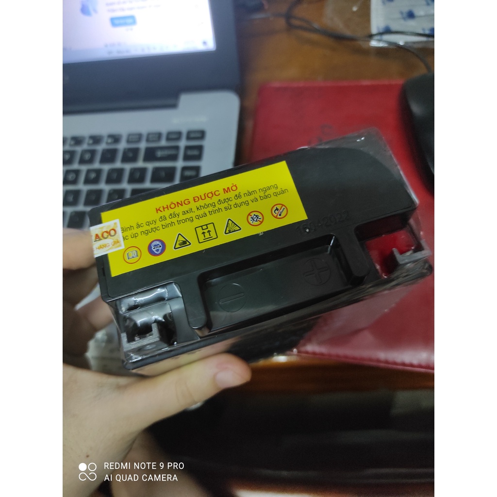 Bình ắc quy xe máy DR, WEVA, VIVA, FUTURE, JUPITER. Monaco 12V 6Ah bảo hành 6 tháng - hỏng đổi ngay bình mới,