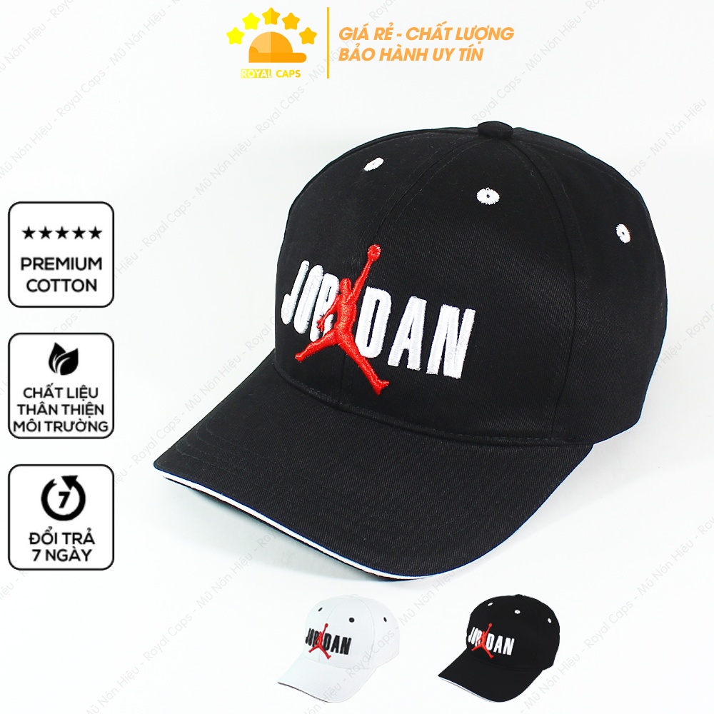 Mũ Lưỡi Trai Nón Lưỡi Trai Nam Nữ JD Vải Kaki Cotton Hàn Jordan - Royal Caps