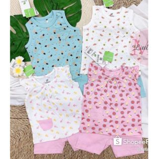 Bộ chữ A Lullaby cotton vân thoáng NH32B , bộ cánh tiên bé gái cao cấp