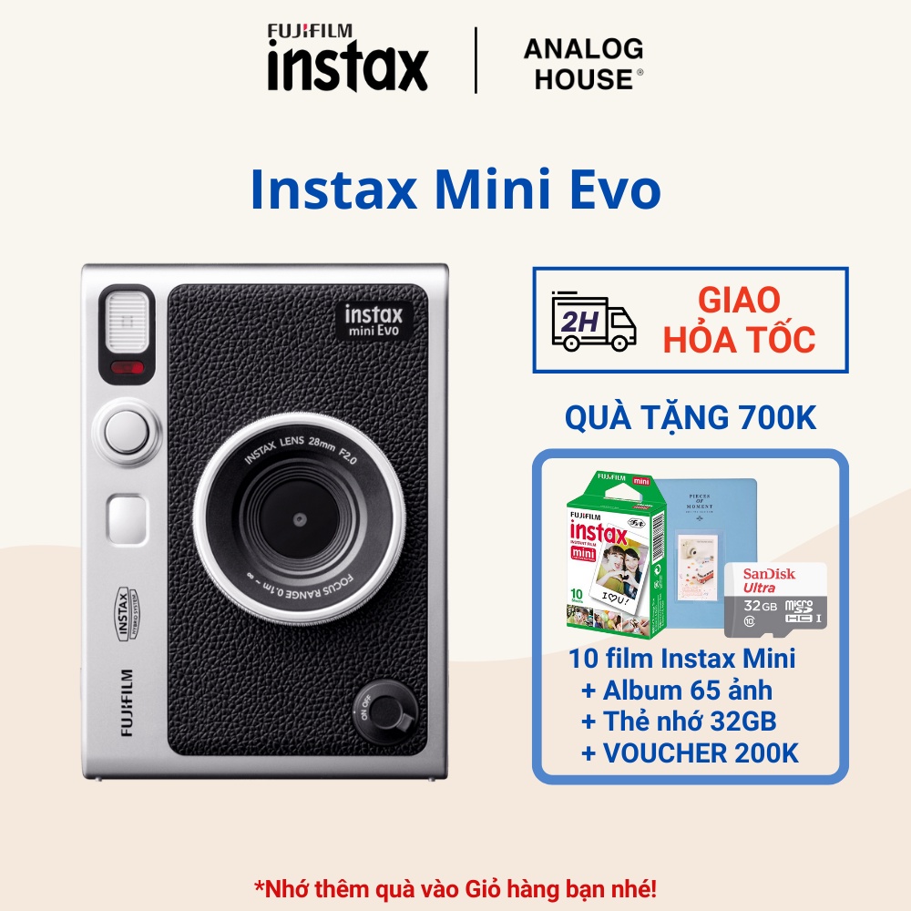 Instax Mini Evo Hybrid - Máy ảnh, máy in