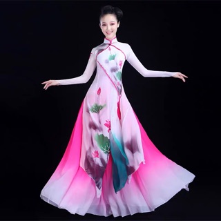 Váy múa sen nhập chuẩn chất đẹp