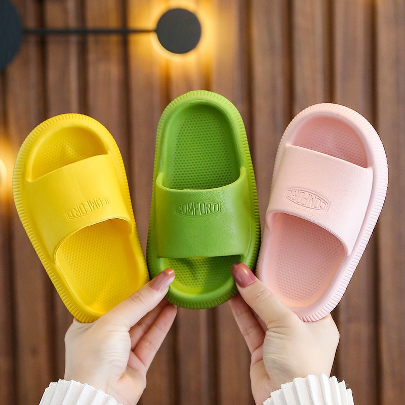 Dép bánh mì cho bé trai bé gái từ 4-12 tuổi dép lê thời trang đế dày êm