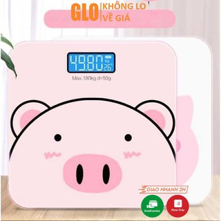 Cân Điện Tử Sức Khỏe Hình Con Heo Xinh Xắn Mã 180kg