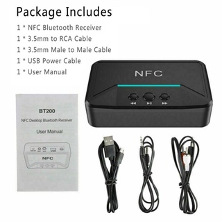 thiết bị nhận sóng Blutooth BT 200 NFC kết nối amply không dùng dây