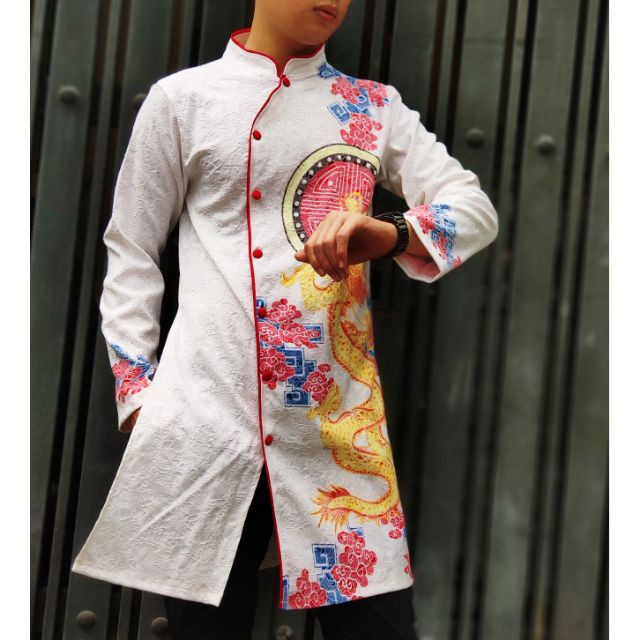 nam bigsize Áo dài cách tân nam