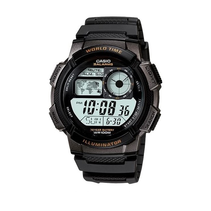 Đồng Hồ Casio Nam Cấp 2 Casio_ AE1000W Điện Tử - Phong Cách