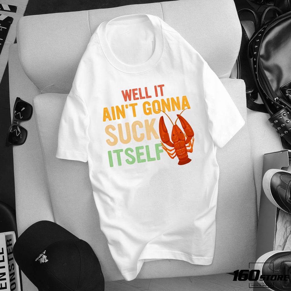 Áo thun cotton thiết kế con tôm siêu ngầu mẫu mới nhẩt vừa ra mắt - m57
