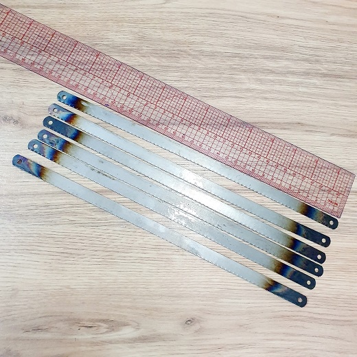 Bộ 6 Lưỡi Cưa Sắt Một Mặt 300x12mm Dùng Gắn Khung Cưa Lọng