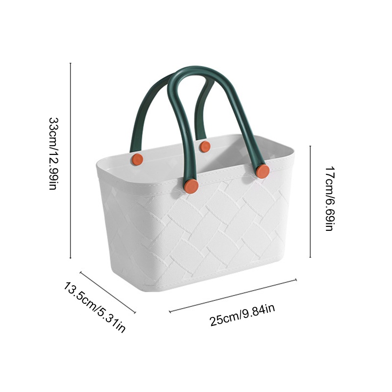 Giỏ Nhựa Đựng Đồ Dùng Nhà Tắm Có Tay Cầm Tiện Dụng