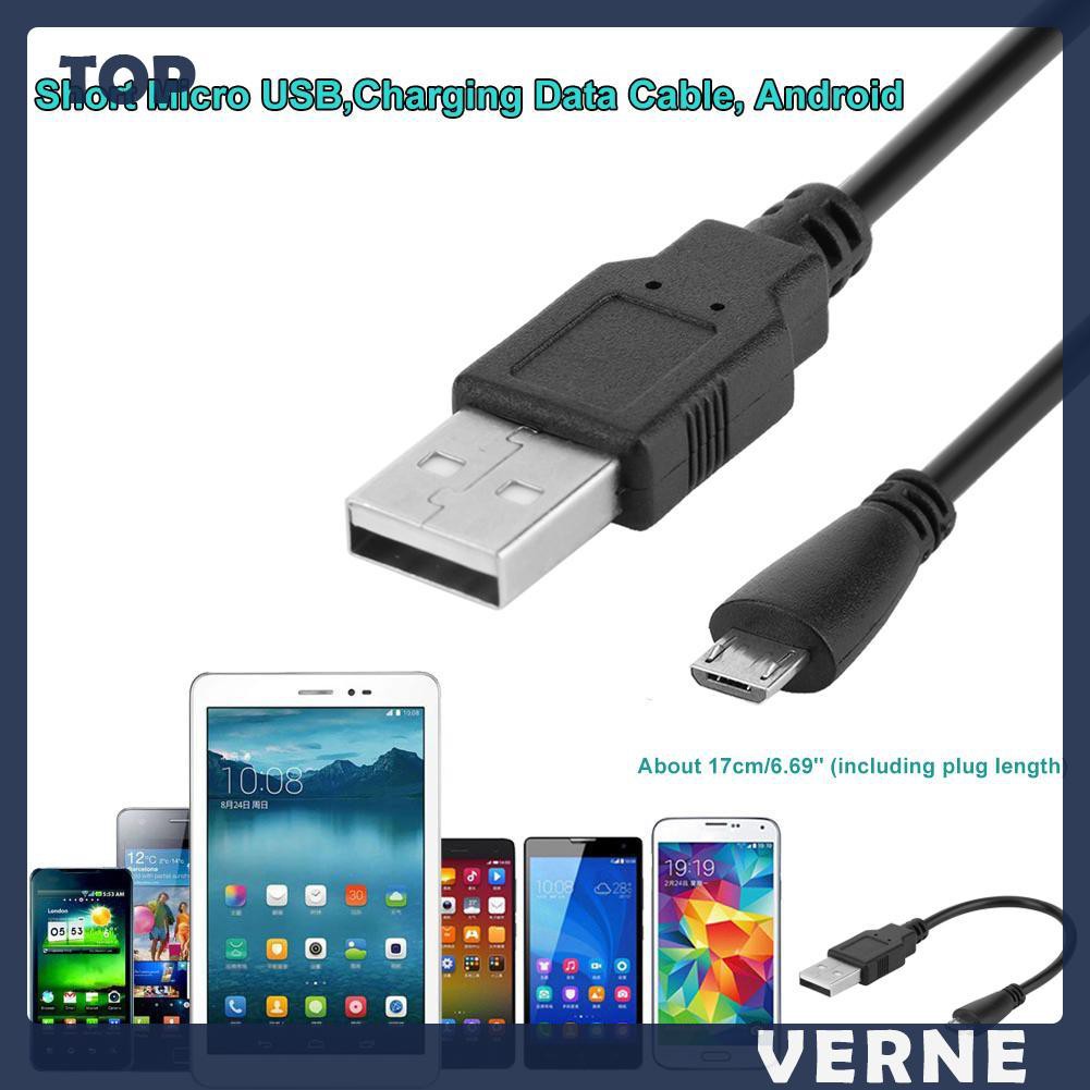 Dây Cáp Sạc 10cm Micro Usb 1a Dành Cho Điện Thoại Android / Máy Tính Bảng