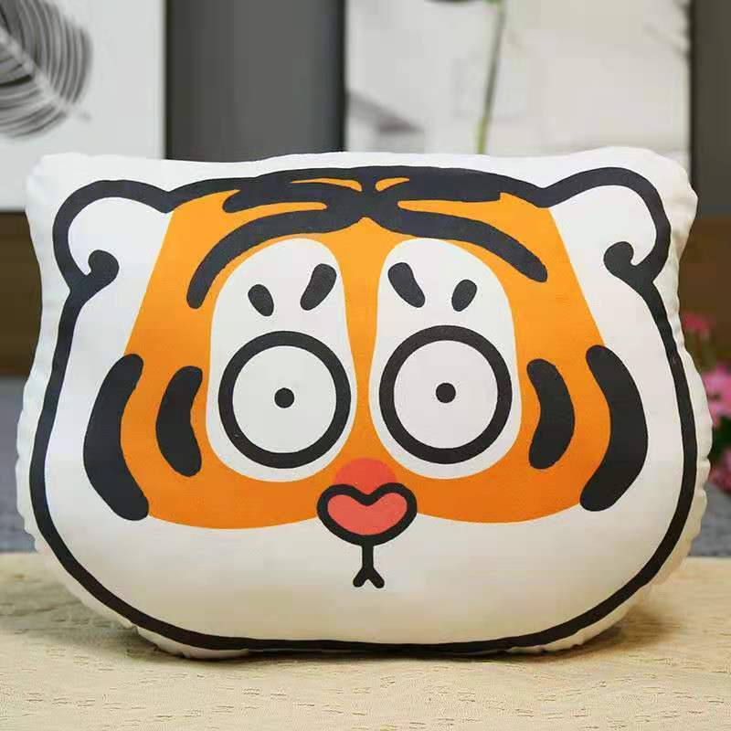 Gối tựa lưng hình chú hổ dễ thương dùng trang trí sofa / văn phòng