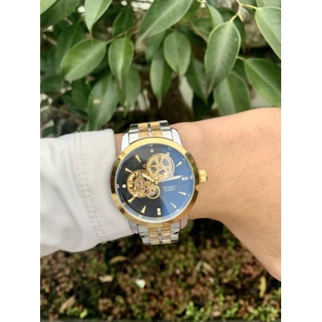 Đồng Hồ Cơ Nam Automatic Byino Chính Hãng- Đồng Hồ Nam Dây Kim Loại Chống Nước 5ATM Bảo Hành 24 Tháng Cho Xem Hàng | BigBuy360 - bigbuy360.vn