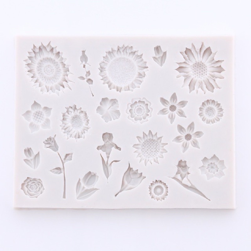 Khuôn hoa nhí nhiều mẫu hoa