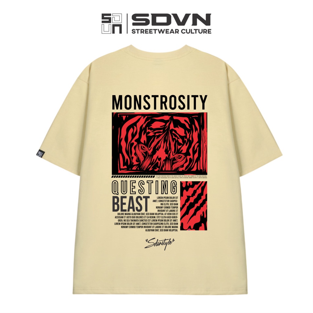 Áo Thun Unisex Nam Nữ Local Brand SDVN MONSTROSITY