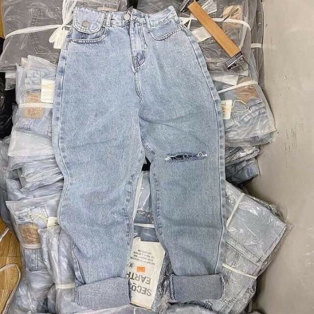 🔻Baggy Jeans Túi Nắp Rách 1 Line