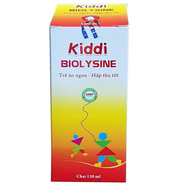 Siro Kiddi Biolysine – Hỗ trợ tăng sức đề kháng, giúp trẻ ăn ngon, tăng khả năng hấp thu dinh dưỡng