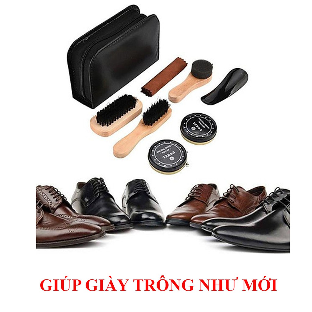 Bộ sản phẩm đánh giày mini