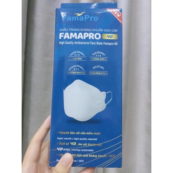 Khẩu trang 4D Famapro
