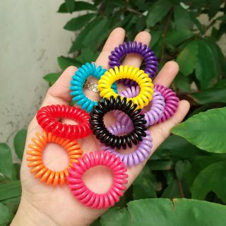 Lò xo cột tóc màu/đen (cở trung 3cm)