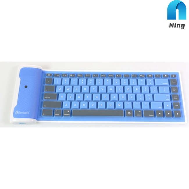 Bàn Phím Bluetooth Không Dây Bằng Silicon Mềm Có Thể Gập Lại Tương Thích Với Ios Android