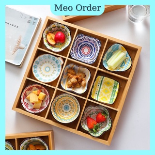 Set 6 chén sứ nhỏ đựng nước chấm phong cách Nhật Bản - Dungcunhabephd