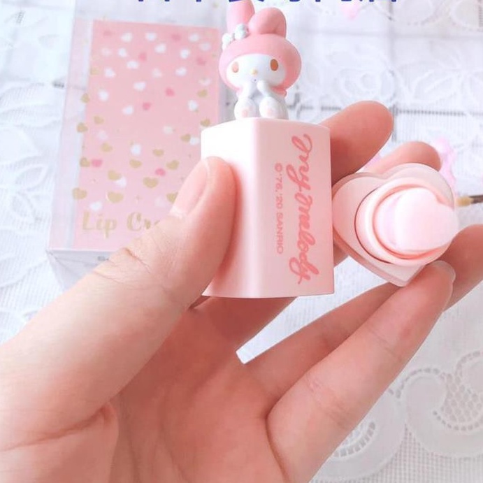 Son dưỡng ẩm bản siêu cute Lip Cream của Hello Kitty và My Melody Sanrio Nhật Bản