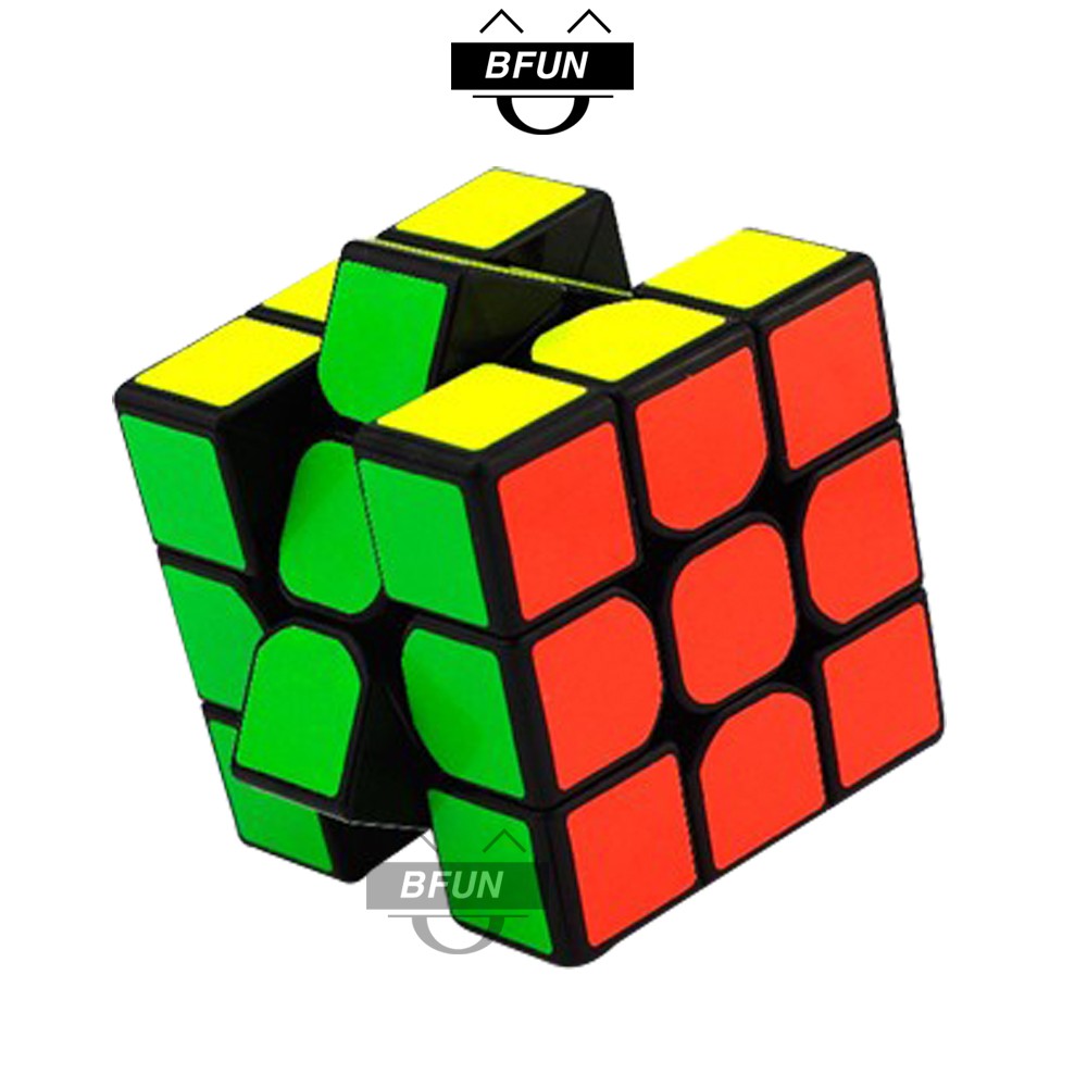 Rubik 3x3 VIỀN ĐEN Xoay Trơn Mượt Loại Xịn - Rubik 3x3 Giá Rẻ, Đồ Chơi Phát Triển Trí Tuệ, Đồ Chơi Trẻ Em BFUN