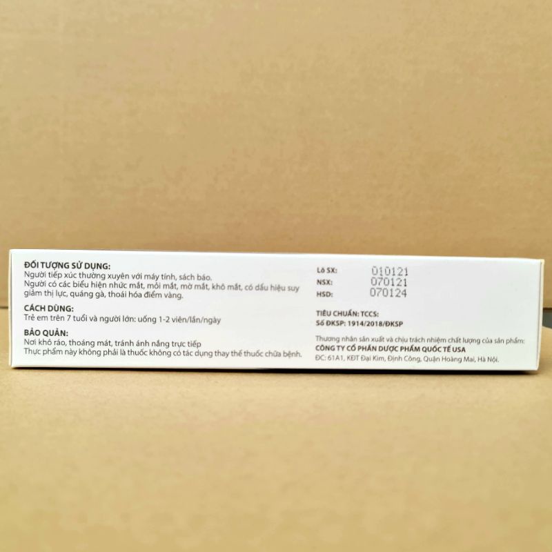 Lutidin Ultra - Bổ sung dinh dưỡng cho mắt (10 viên/vỉ x 3 vỉ/hộp)