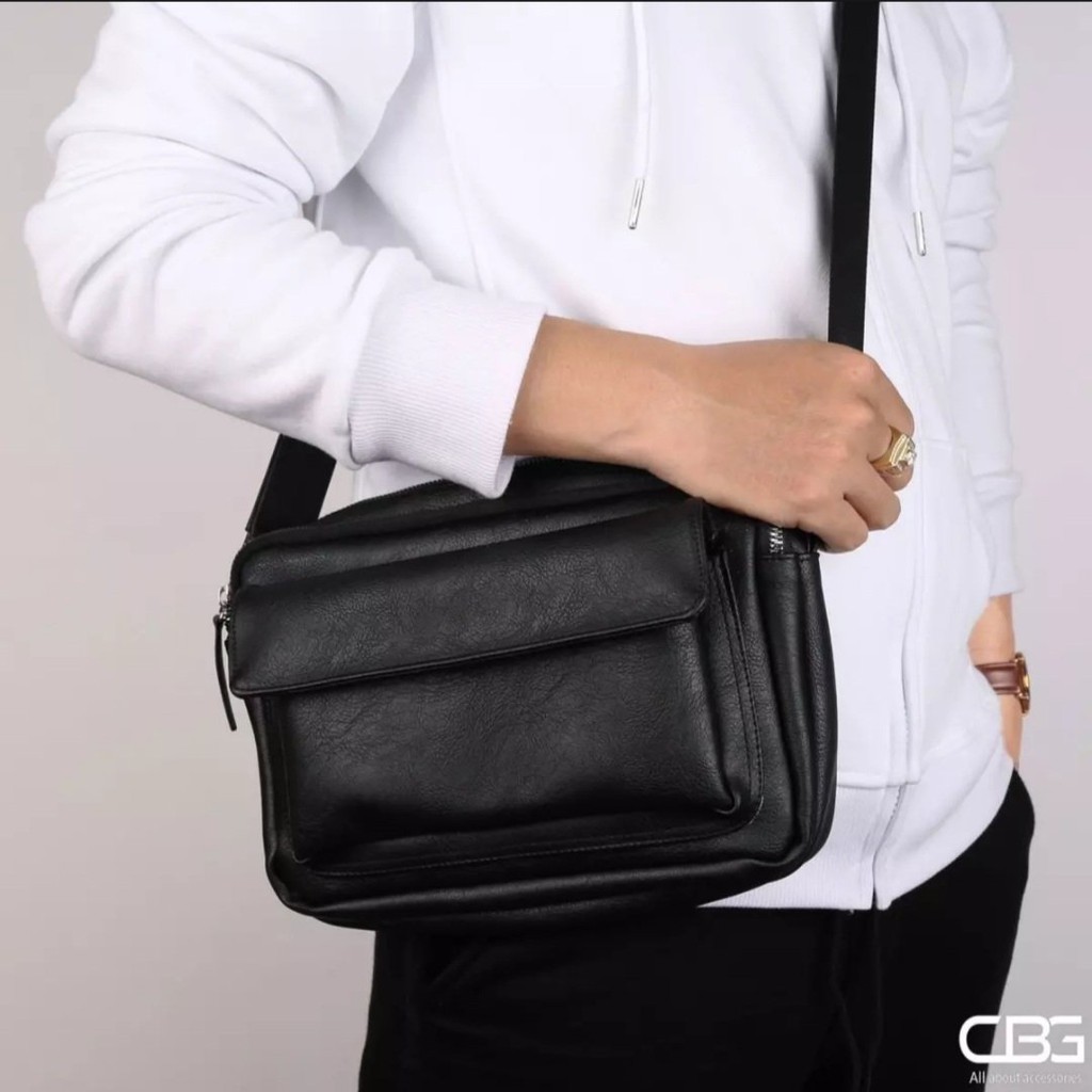 TÚI ĐEO CHÉO UNISEX MESSBAG DA PU (PHONG CÁCH THỜI TRANG TRẺ ĐẸP)