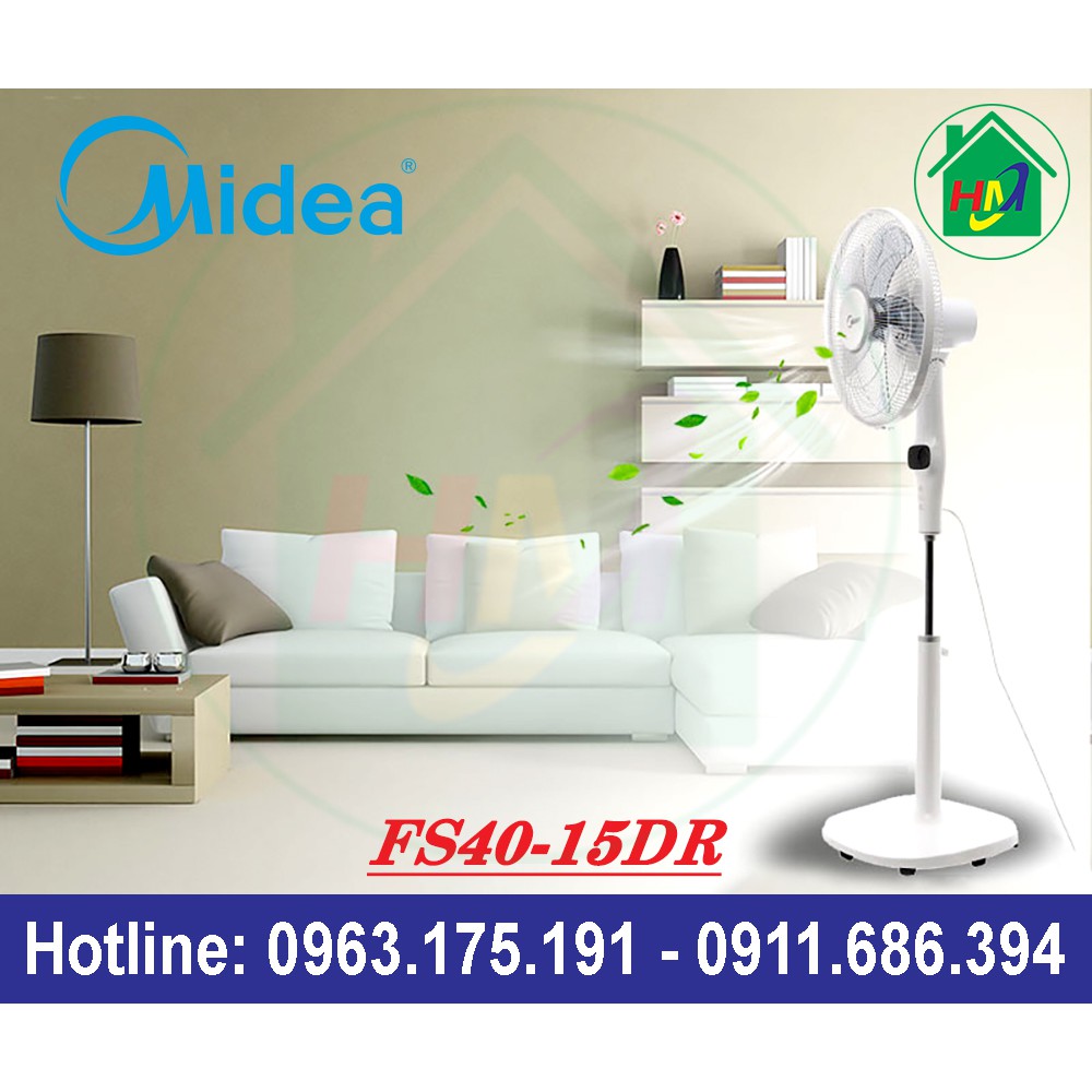 Quạt Cây Điều Khiển Từ Xa Midea FS40-15DR