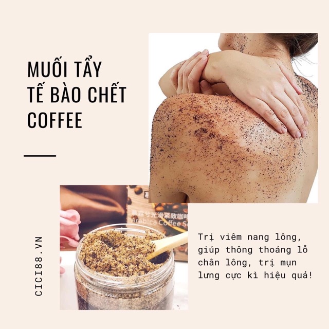 TẨY TẾ BÀO CHẾT BODY BÃ CÀ PHÊ MUỐI BIỂN VÀ DẦU DỪA | BigBuy360 - bigbuy360.vn