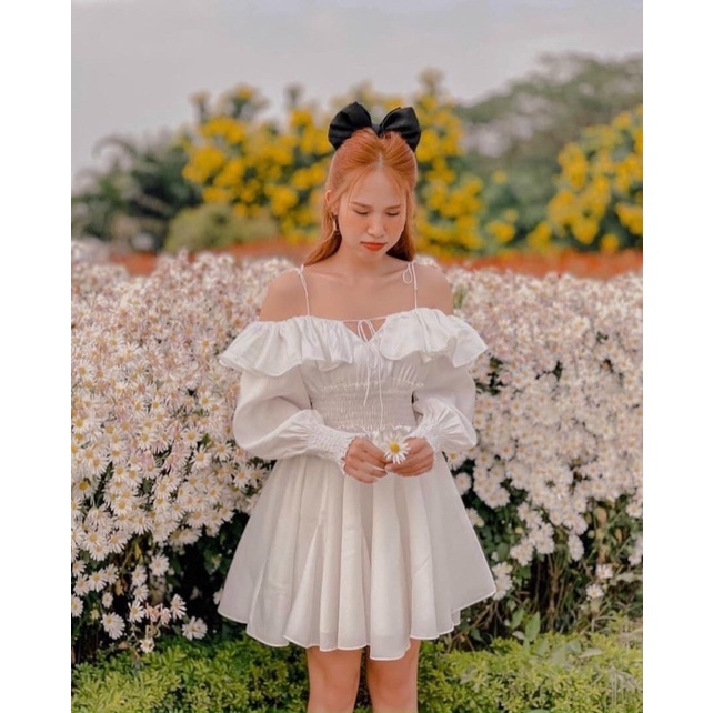 ĐẦM TRẮNG RỚT VAI DÂY BO CHUN BÈO TẦNG