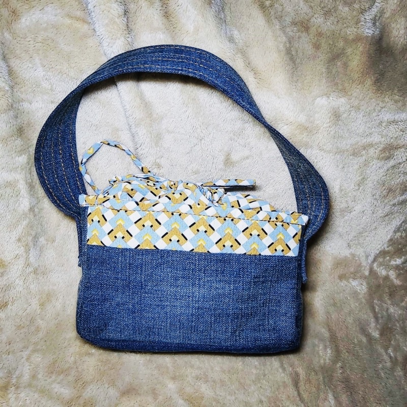 Túi tote jeans handmade sử dụng hàng ngày