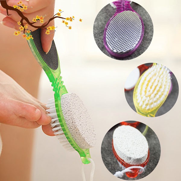 Chà gót chân hai đầu dụng cụ massage nứt nẻ gót chân
