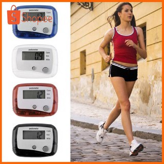 Máy Đếm Bước Chân Mini Siêu Nhẹ Màn Hình LCD