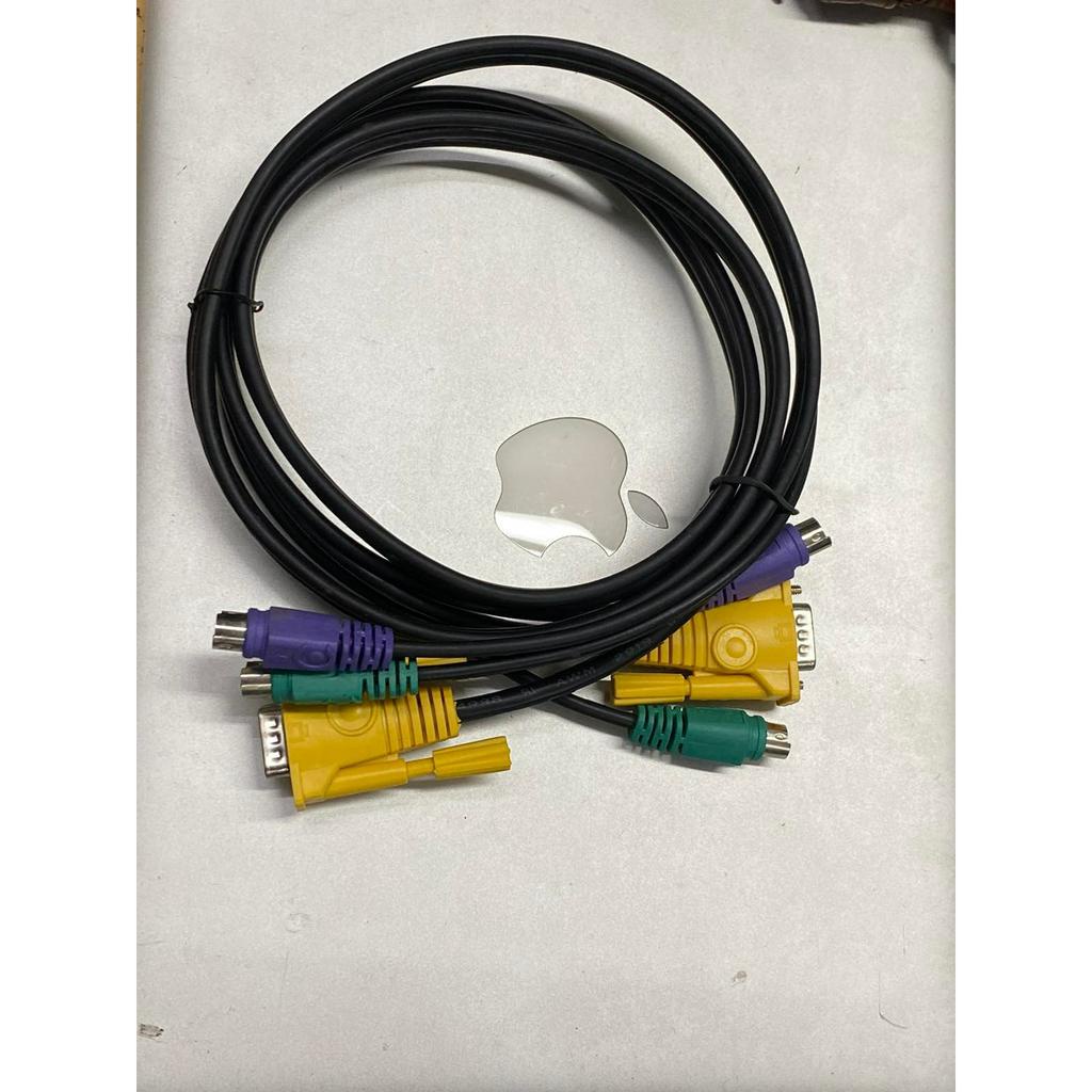 CÁP VGA KVM 3 IN 1 SỬ DỤNG BỘ DATA KVM PS2 DÙNG CHO NHIỀU CPU DÙNG CHUNG 1 MÀN HÌNH CÓ BÀN PHÍM CHUỘT