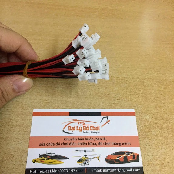 Dây nối jack PH2.0-2P dành để cắm vào mạch nhận RX