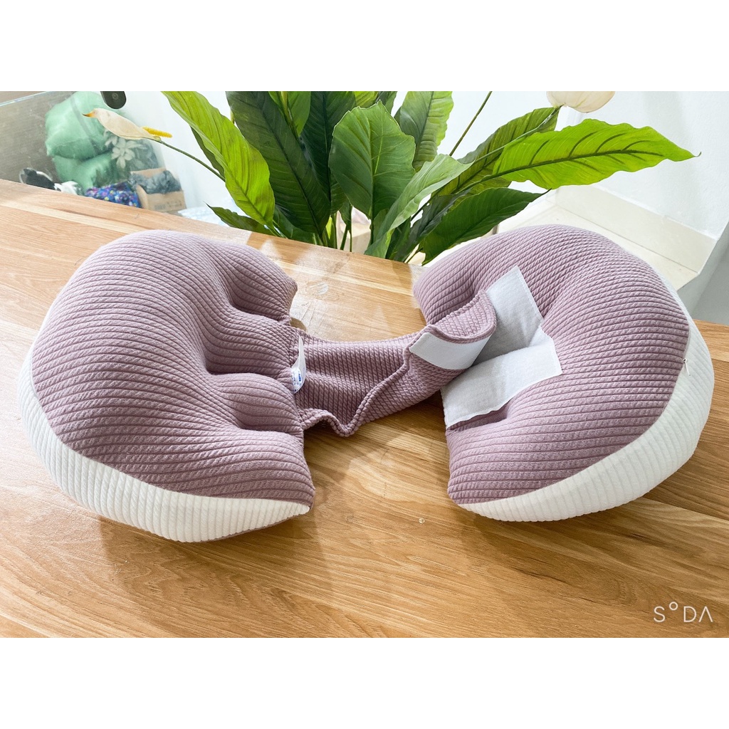 Gối Bầu Cánh Tiên Vải Sợi Tre Cao Cấp