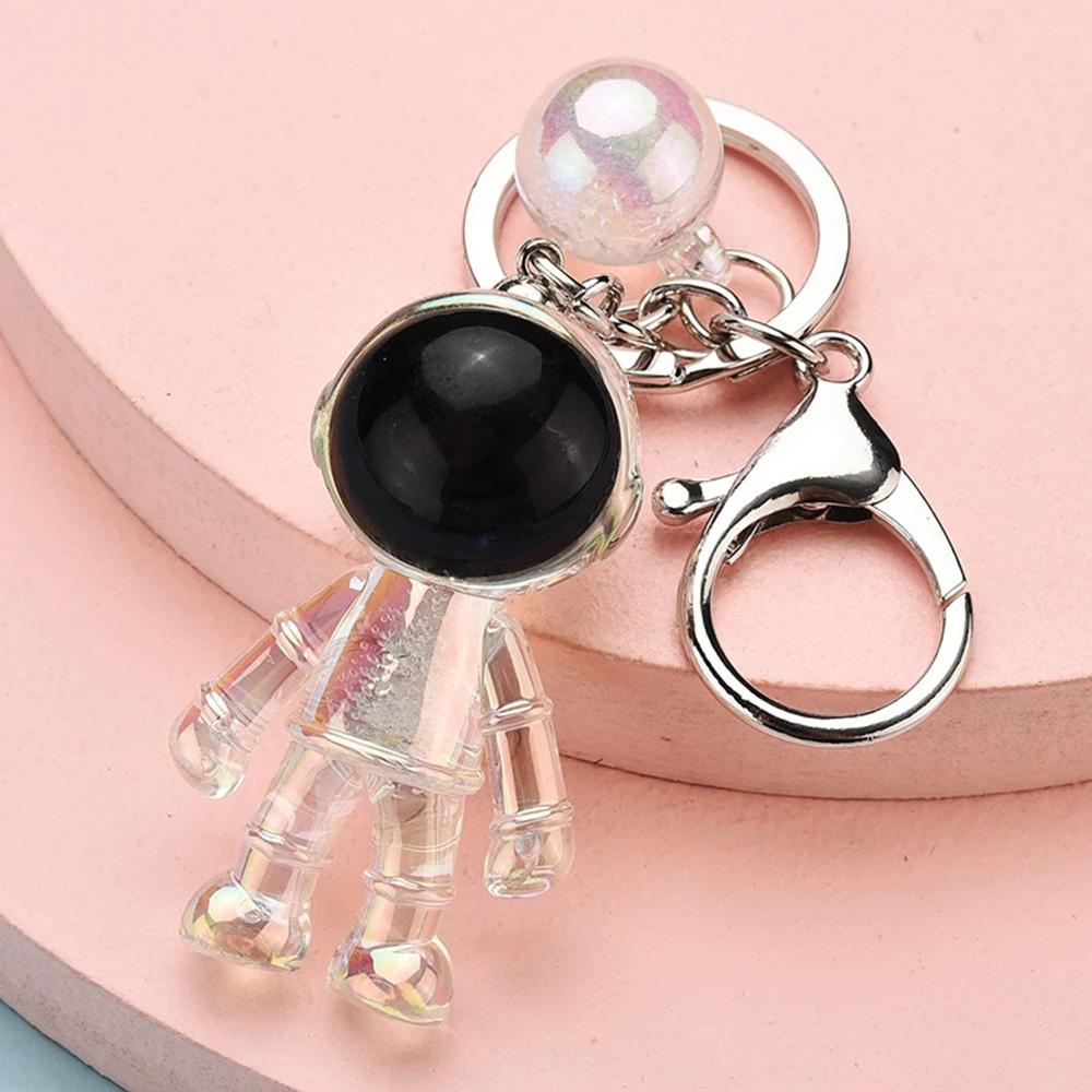 Móc Chìa Khóa Bằng Acrylic Trong Suốt Hình Phi Hành Gia Nhiều Màu Giá Đỡ